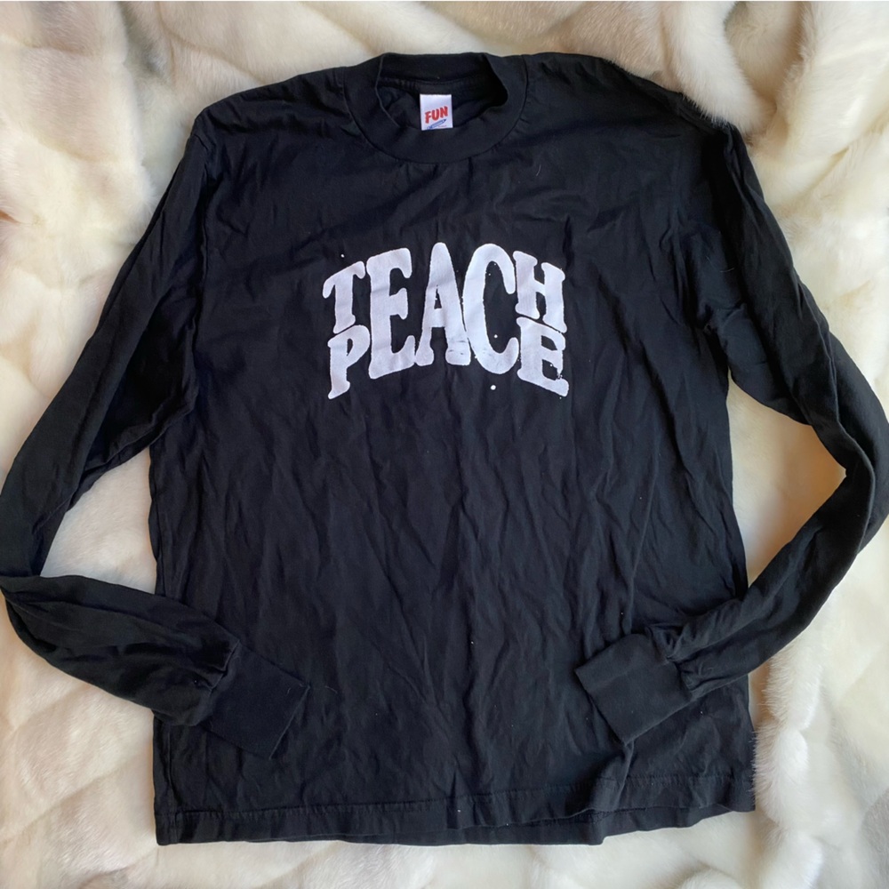 Jjjjound teach peace soft cotton long sleeve unisex s